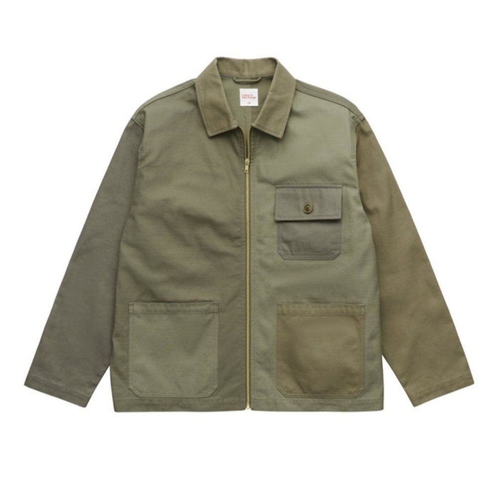 H&M x John Boyega Olive Workwear Military Style Jacket